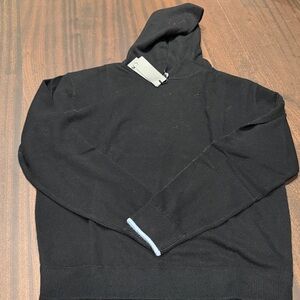 Greyson Black cashmere Hoodie